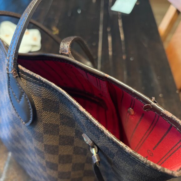 Louis Vuitton Neverfull MM Damier Ebene Tote - Picture 10 of 11
